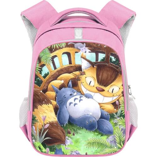 Anime Totoro Backpack Children School Bags Kids Cartoon Kindergarten Bags Boys Girls Schoolbags Bookbag Gift