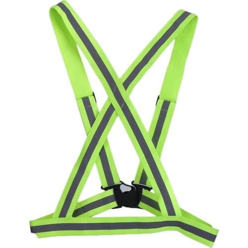 Highlight Reflective Straps Night Work Security Running Cycling Safety Wear Reflective Vest