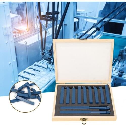 Carbide Lathe Tool 11pcs Mini Carbide Lathe Tool Set Welding Turning Tool Machine Tool Parts