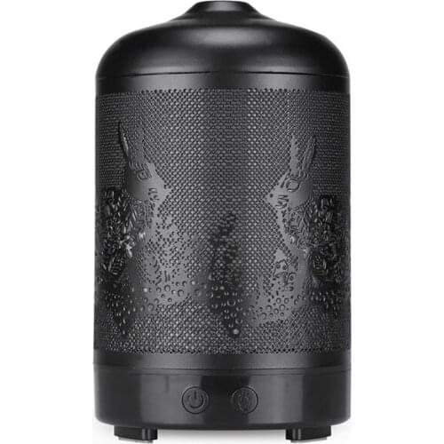 100ML Rabbit Essential oil Diffuser Humidificador Ultrasonic Cool Mist Maker Fogger with LED lamp Iron Aroma Diffuser Humidifier