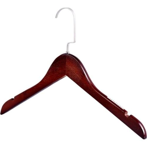 20pcs/lot Adult hanger Natural Wooden hanger cloth Trousers racks