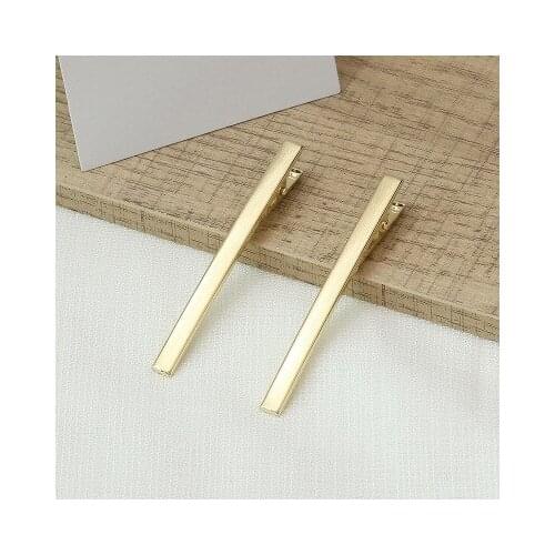 South Korea contracted INS word clip hairpin adult metal contact bang clip hairpin golden tiara