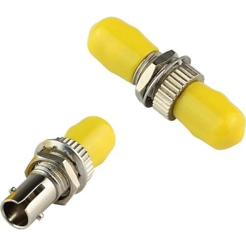 10pcs/lot Single Mode Simplex ST to ST Optical Fiber Coupler for Telecommunication