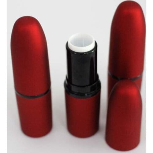 50pcs red empty bullet lipstick tube empty bullet lipstick gloss container,DIY bullet shape lipstick lip balm tube containers