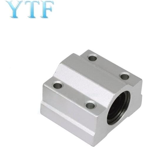 3D Printer Accessories Linear Bearing Slider Box Type Optical Axis Guide Bearing Housing SC8UU SCS8UU