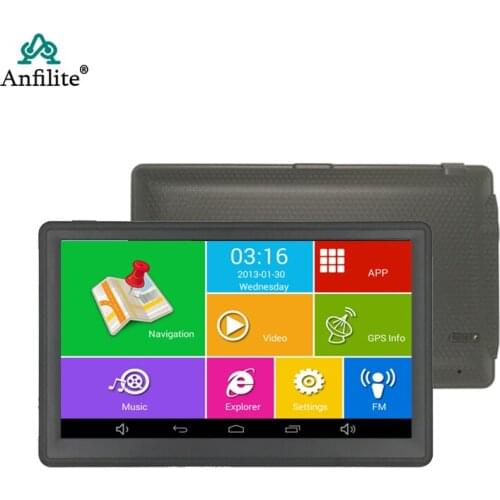 7 inch Android Car Gps Navigation 16GB Truck Gps Navigator Wifi Touch Screen Sat Nav Free europe Russia usa Map