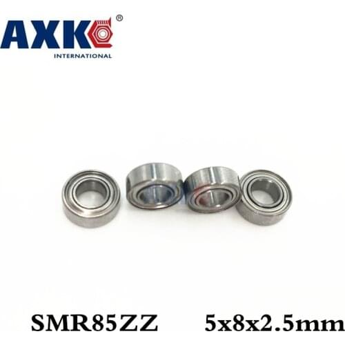 AXK 4PCS Metal Shields Bearings ABEC-5 Stainless Steel Miniature Smr74zz SMR74 Smr85ZZ SMR85 Smr137ZZ SMR137 Smr117ZZ SMR117