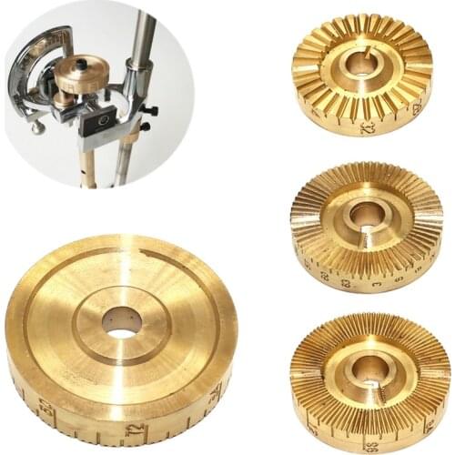 High Quality Copper 32/64/72/80/96 Index Gear Wheel for Jewelry Gem Faceting Machine Accessories