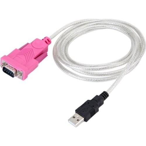USB to 232 Serial Cable, Corrosion-Resistant, Durable Dual-Chip Stabilized Signal USB Data Cable for Computer Printers