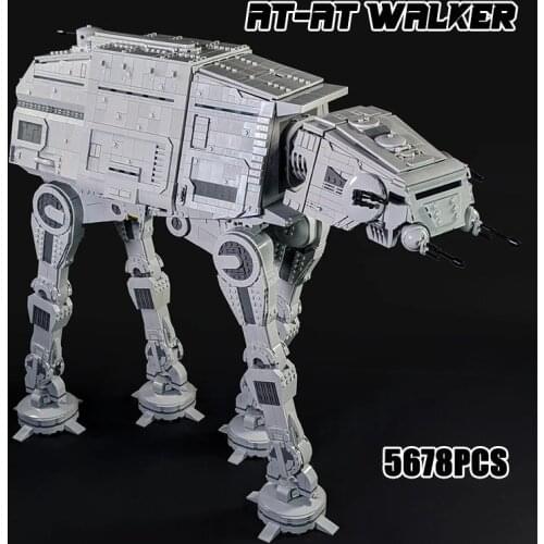 MOC Bricks Gift Star Series Space Wars Building Blocks Walker Compatible With Star Plan UCS AT-AT Toys For Kid