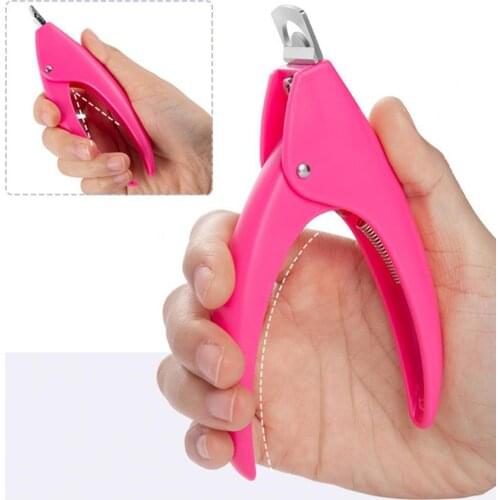 U Shape Nail Trimmer Clipper Manicure Tools Dead Skin Pliers Plastic Professional Ergonomic Design Nail Tool for Manicurists