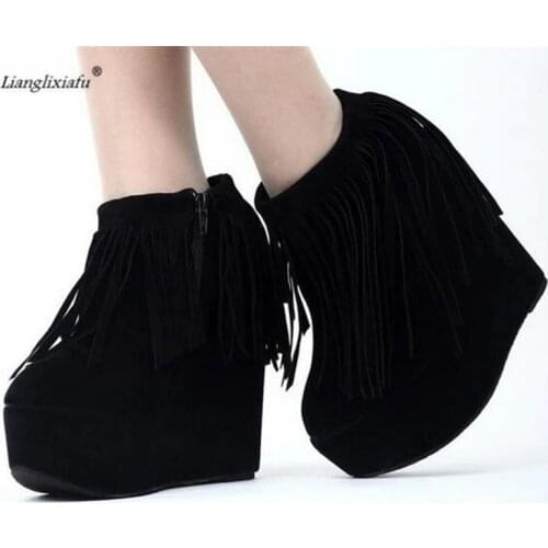 Женские ботильоны на танкетке Lianglixianfu China At AliExpress