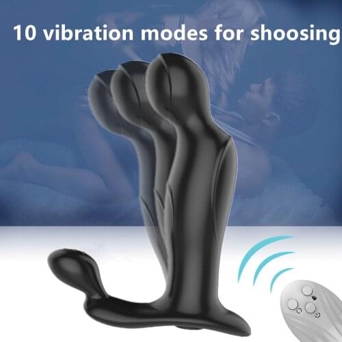 Remote Control Prostate Massager Anal Plug Butt Plug Male Masturbator Sex Toys For Men Adult Products For Male