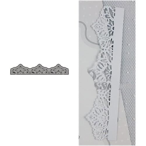 Metal Cutting Dies Half-cut lace for DIY Scrapbooking Photo Card Making Decor Supplies Embossing Die Template