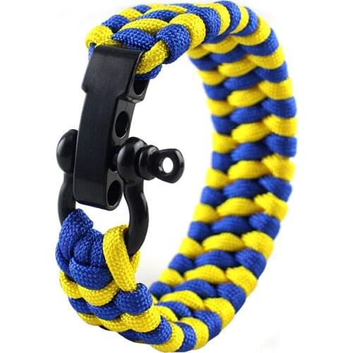 Multi Functional Emergency Paracord 550 Survival Braided Rescue Umbrella Rope for Men Women Camping Hiking Outdoor survival kits