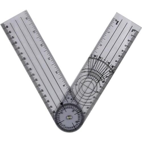 Multi-Ruler Goniometer Angle Medical Spinal Ruler Professional 360 Degree Measuring Tool Spinals Goniometer Protractors