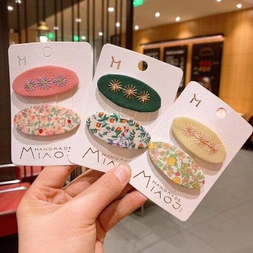 Molans 2020 Trendy Cute Cartoons Hair Clip Headwear For Girls Geometric Styling Hairpin Hair Accessories