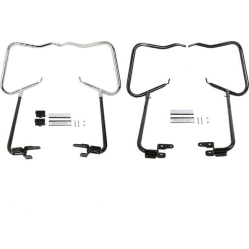 Motorcycle Saddlebags Saddle Bag Guards Crash Bar For Harley Touring Road King Street Glide FLHR FLHX FLTR 2014-2020 2018 2019