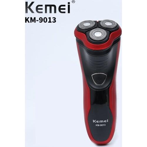 Kemei KM-9013 Crossover Rechargeable Three-Head Floating Razor High Quality Mens Daily Necessities Electric Shaver