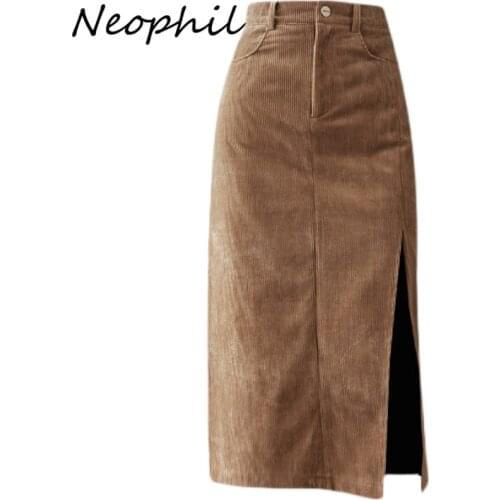 Юбки-карандаши с разрезом NEOPHIL China At AliExpress