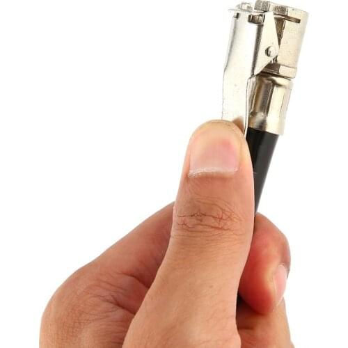 NEW Car Tire Inflator Hose Car Auto Male Threaded Rubber Tube Self-locking Chuck Car Tire Pressure Meter Air Inflator Hose