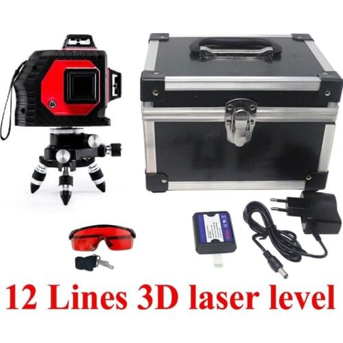 Professional construction tools 12 Lines Laser Level Horizontal and Vertical Cross Line laser level leveling Laser Level Kit