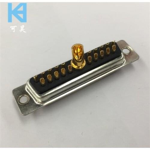21W1 Welding Wire Female High-current D-SUB Connector 20 + 1 Core Welding Wire Female Bur D-type Connector