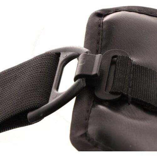 Warm Knee Pads Made of Black Leather Leg Warmer Protector Motorcycle Knee Protectors