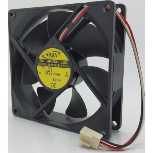 AD0912XB-A73GL ,92mm 9cm 12V Dual Ball Bearing Cooling Fan,92X92X25mm,4000RPM,Large Airflow Chassis Radiator Cooler