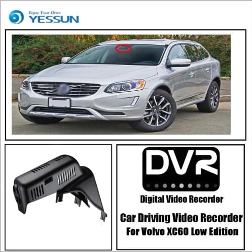 YESSUN for Volvo XC60 Low Edition Car Driving Video Recorder DVR Mini Wifi Camera Novatek 96658 FHD 1080P Dash Cam