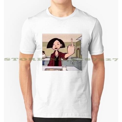 Jane Lane Middle Finger Summer Funny T Shirt For Men Women 90S Mtv Cartoon Grunge Goth Edgy Punk