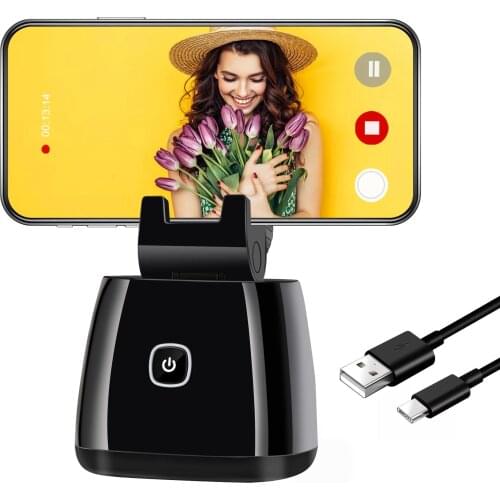 Capture Genie auto smart shooting selfie stick 360 rotation phone holder ai face tracking gimbal camera mount for video vlog