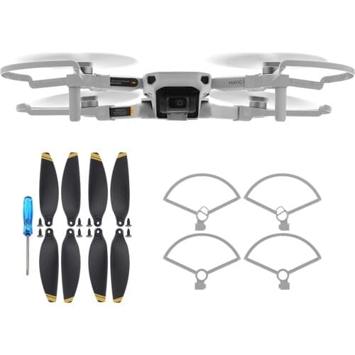 Propeller Guard Protector Cover+2Pairs Lower Noise Propellers Quick Release Propellers Blade For DJI Mavic MINI Accessories Kits