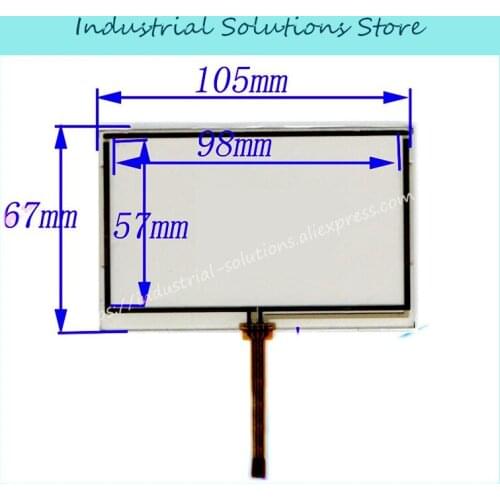 4.3 Touch Screen Glass G95 Touch Screen 105mm*67mm MP5 New