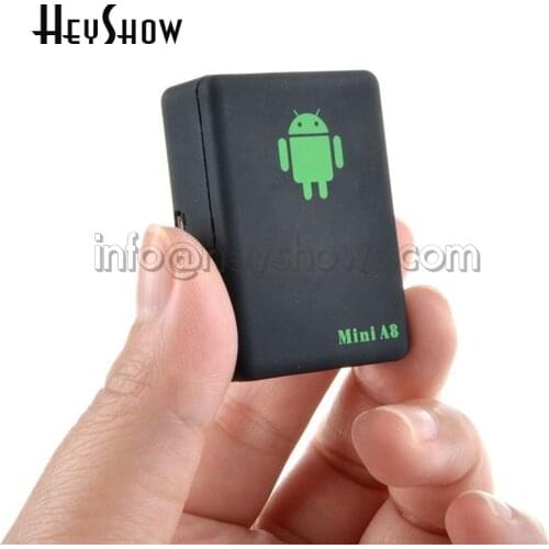 A8 Super Mini Portable Waterproof Auto GPS Tracker SOS Tracking Real Time Vehicle/Pet/Car/Elderly/Kids Locator Anti Theft Device