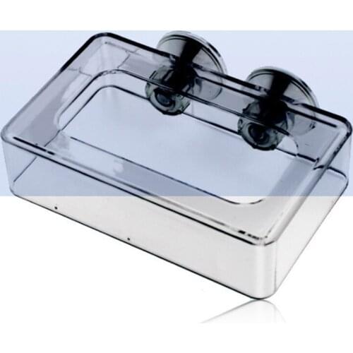 Aquarium Arcylic Square Float Feeder Ring Suction Cup Betta Fish Food Feeding Cup Shrimp Feeder for Plant Tank Fish Tank