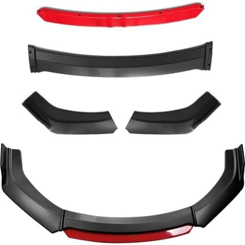 Car Universal Front Bumper Lip Splitter Spoiler Diffuser Lip Kit For Bmw e46 e90 e60 e39 e36 f10 f20 f30 for Audi a3 a4 a5 a6 a8