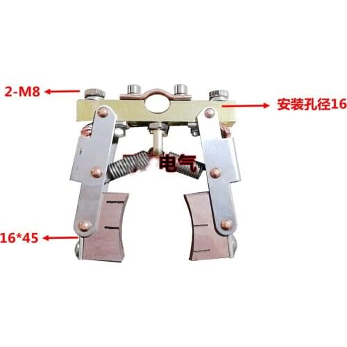 Herringbone carbon brush holder high current carbon brush holder electroplating equipment cable reel slip ring high power