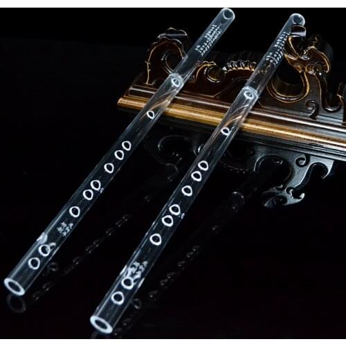 Chinese Flute Dizi Wind Musical Instruments Transverse Professional Flutes For Beginners Transparent Plastic Flauta No-Crack