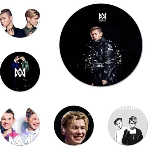 Marcus Martinus Icons Pins Badge Decoration Brooches Metal Badges For Backpack Decoration