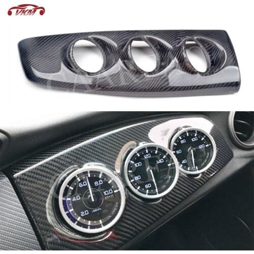 Carbon Fiber Material Instrument Decoration Panel Car Sticker For Toyota BRZ FT86 GT86 FRS LHD