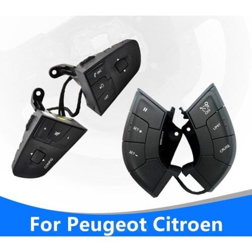 For Peugeot 508 3008 Citroen C4 C-QUATRE C3-XR steering wheel button multi-function switch button high quality Auto Accessories