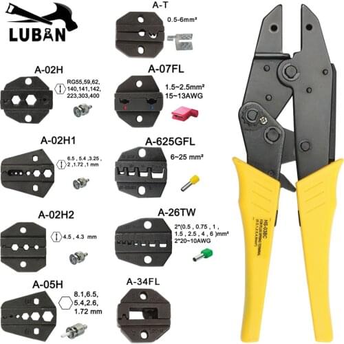 Die Sets for HS FSE AM-10 EM-6B1 EM-6B2 CRIMPING PILER Crimping machine one set made by Wire cutting machine tool jaws