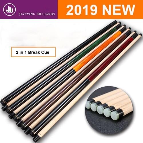 2019 New Jianying Jump Break Cue 13mm Tip 143cm Length Black 8 Made in China