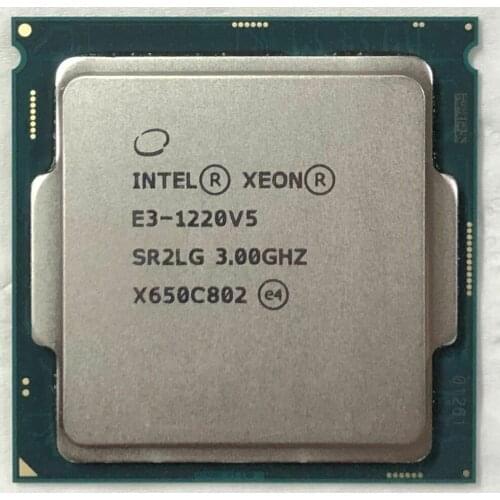 Used Intel Xeon E3 1220 V5 3.0GHz 8MB 4 Core LGA1151 CPU Processor E3-1220V5