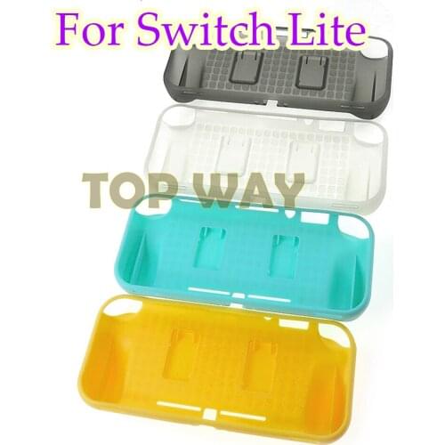 1PCS Crystal Transparent Case Shell for Nintend Switch Lite Soft TPU Drop Proof Protective Cover with Card Slot for Switch Lite