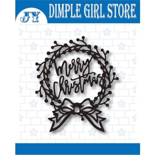 Christmas letters 2021 new arrival scrapbook metal cutting mold decoration stamps and death DIY card craft embossed photo album