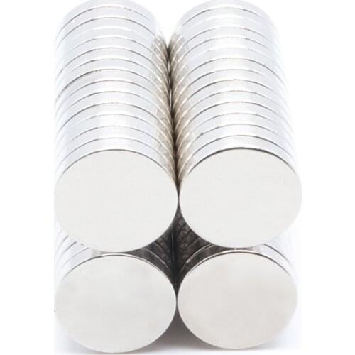 Strong Magnet 18X1 18X2 18X3 18X5MM NdFeB Plated Round Magnet Has Good Magnetic Properties