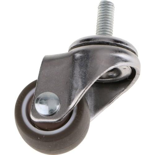 Heavy Duty Rubber Castor Wheel Trolley Furniture Bed Industrial Caster 1' / 1.25' / 1.5