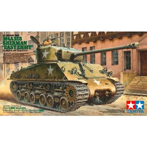 Tamiya 35346 1/35 Scale Model Kit US Medium Tank M4A3E8 Sherman "Easy Eight"